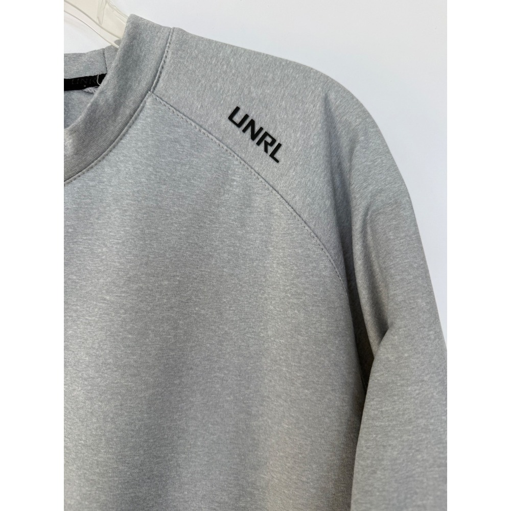 UNRL Crossover Crewneck Sweatshirt Men's 3XL Gray Performance Fleece Pullover - Picture 4 of 10